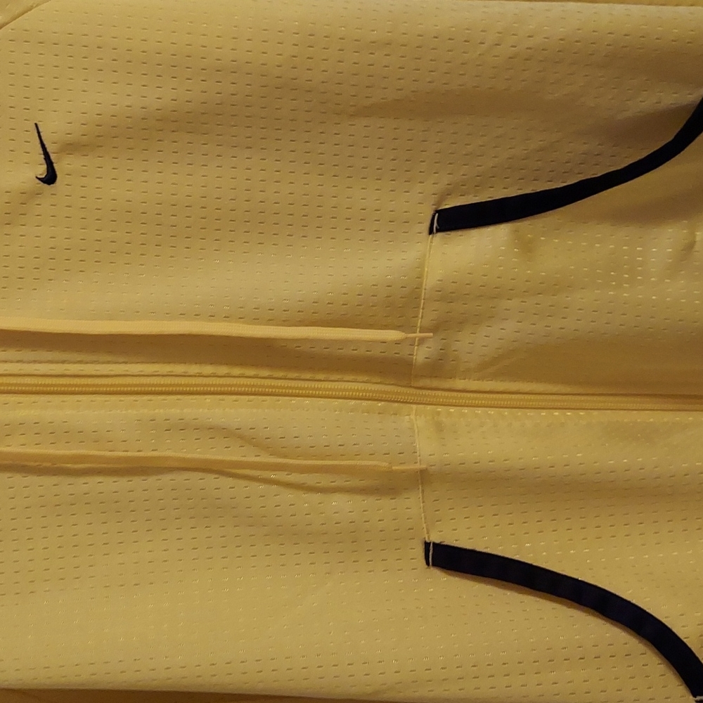 VTG Nike Yellow Silky Runners Jacket M - Picture 5 of 8